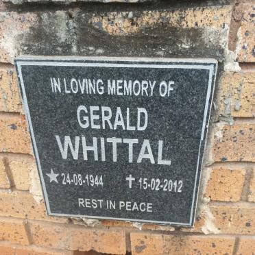 WHITTAL Gerald 1944-2012