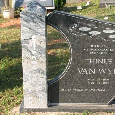 WYK Thinus, van 1949-2001 :: VAN WYK Etienne 1977-2007