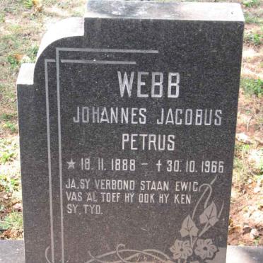 WEBB Johannes Jacobus Petrus 1888-1966
