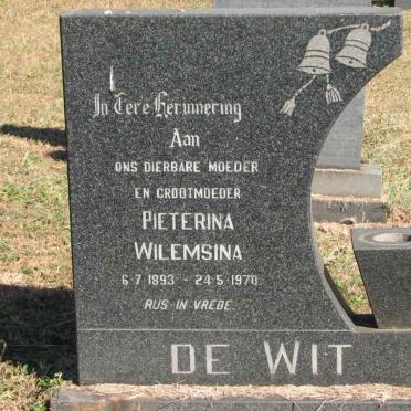 WIT Pieterina Wilemsina, de 1893-1970