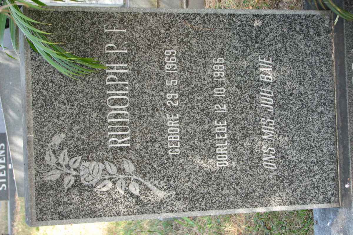? Rudolph P.F.1969-1986