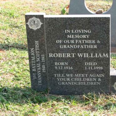 ? Robert William 1916-1998