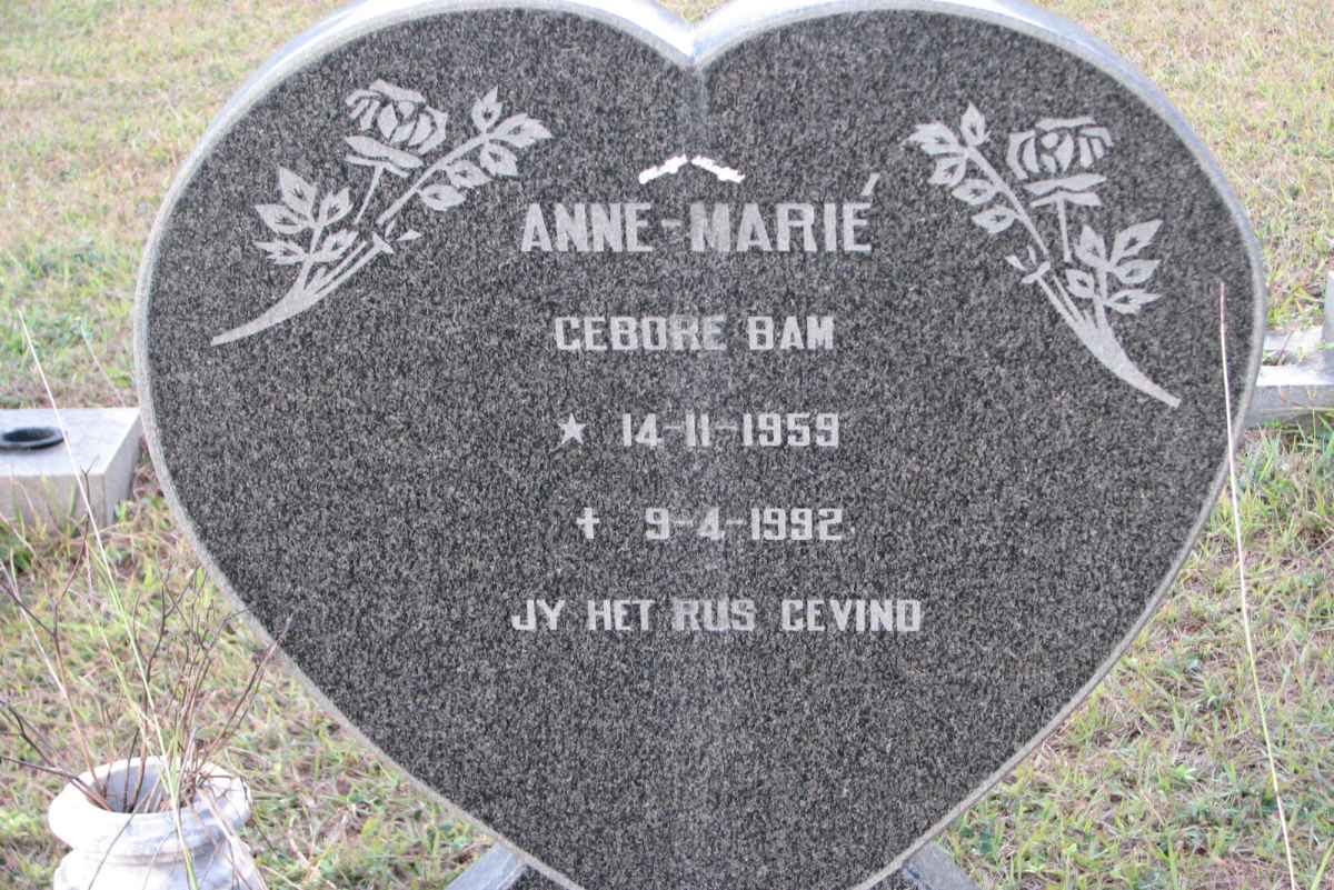 ?? Anne-Marié nee BAM 1959-1992