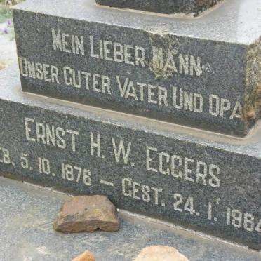 EGGERS Ernst H.W. 1876-1964