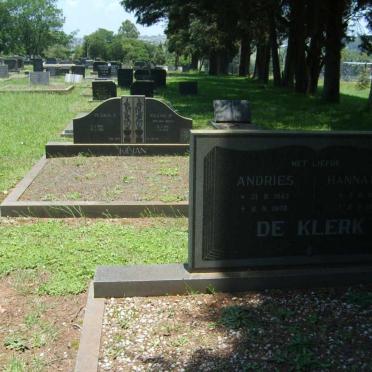KLERK Andries, de 1943-1978 &amp; Hannatjie ?