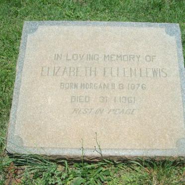LEWIS Elizabeth Ellen nee MORGAN 1876-1961