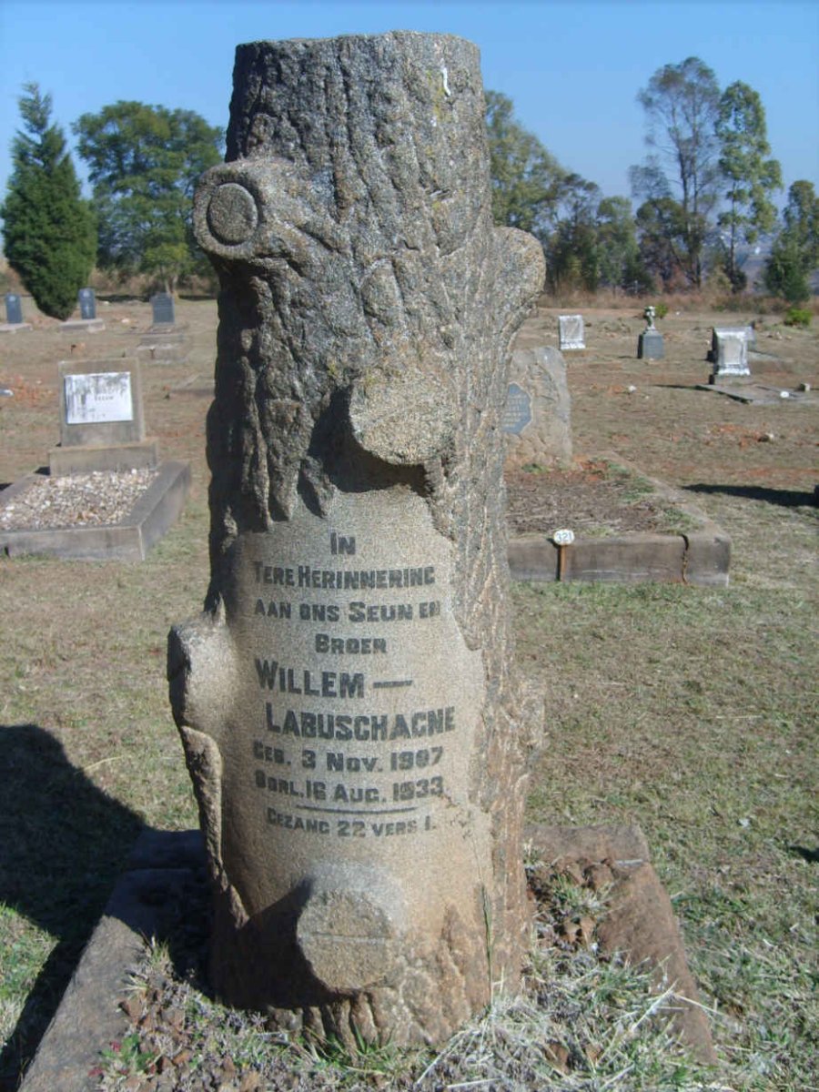 LABUSCHAGNE Willem 1907-1933