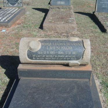 LABUSCHAGNE Maria Lucina Susanna 1883-1965
