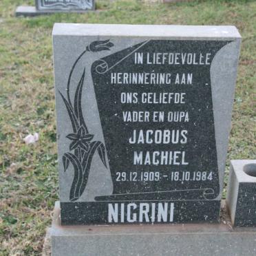 NIGRINI Jacobus Machiel 1909-1984