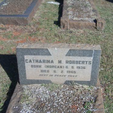 ROBBERTS Catharina M. nee MORGAN 1936-1965