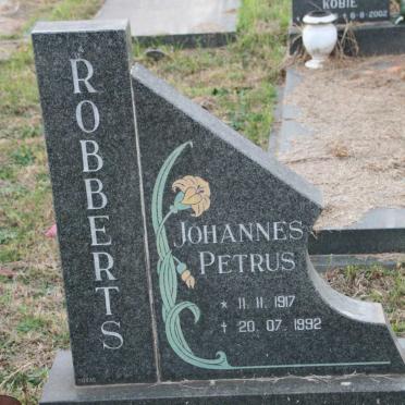 ROBBERTS Johannes Petrus 1917-1992