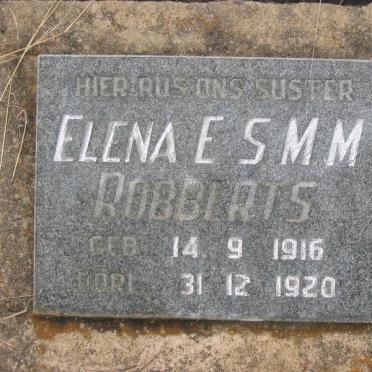 ROBBERTS Elena E.S.M.M. 1916-1920