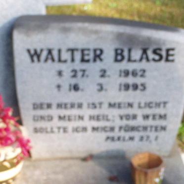 BLASE Walter 1962-1995