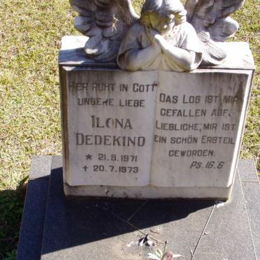 DEDEKIND Ilona 1971-1973
