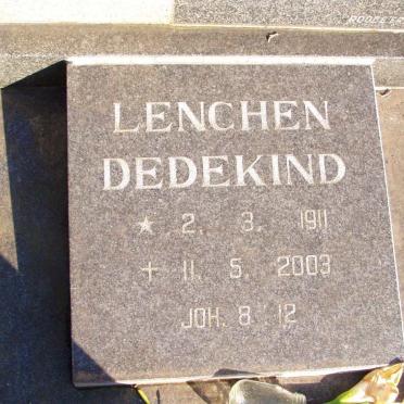 DEDEKIND Lenchen 1911-2003