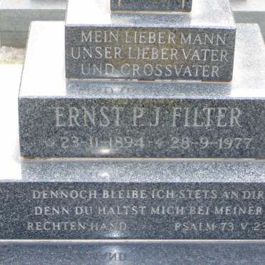 FILTER Ernst P.J. 1894-1977