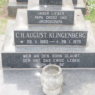 KLINGENBERG C.H. August 1883-1975