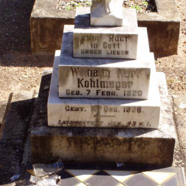 KOHLMEYER Wilhelm Karl 1920-1926