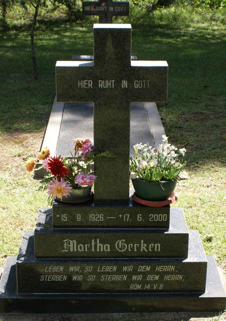 GERKEN Martha 1926-2000