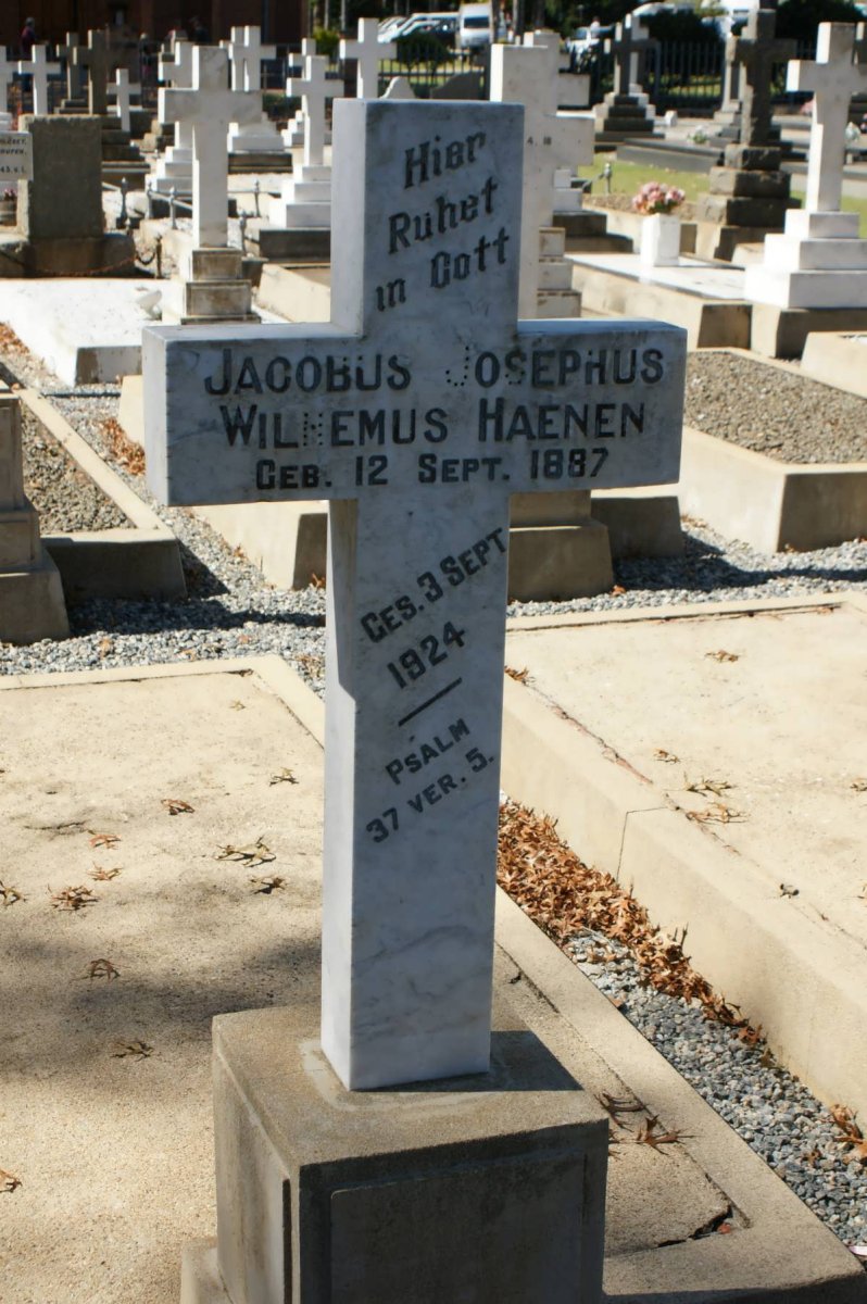 HAENEN Jacobus Josephus Wilhelmus 1887-1924