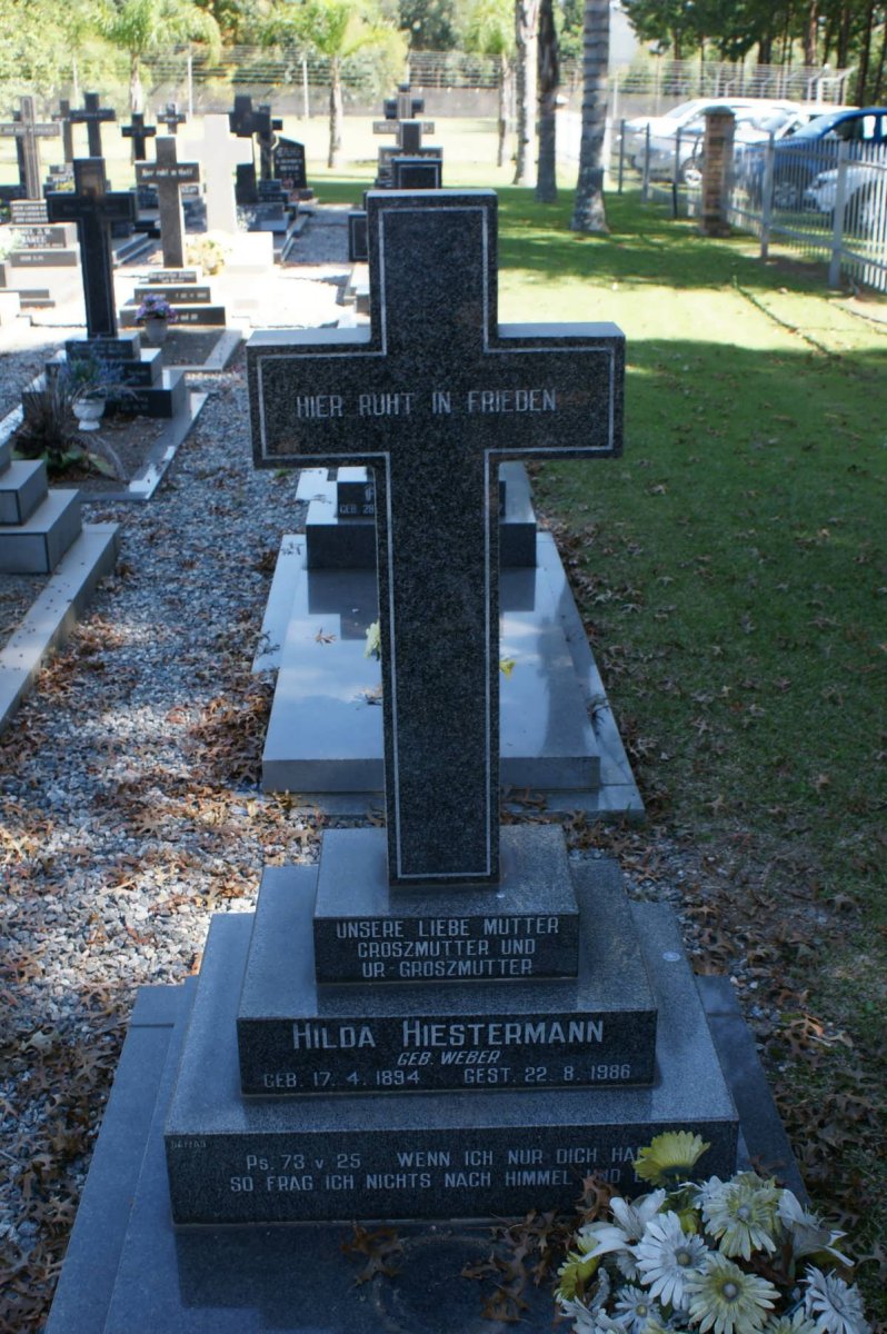 HIESTERMANN Hilda 1894-1986