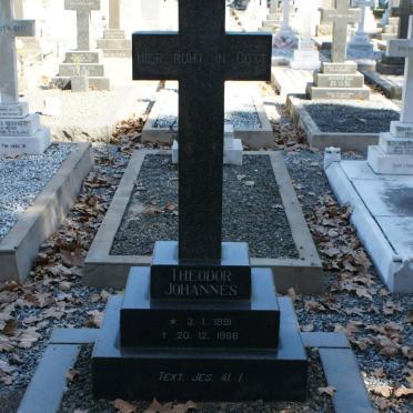JOHANNES Theodor 1891-1966