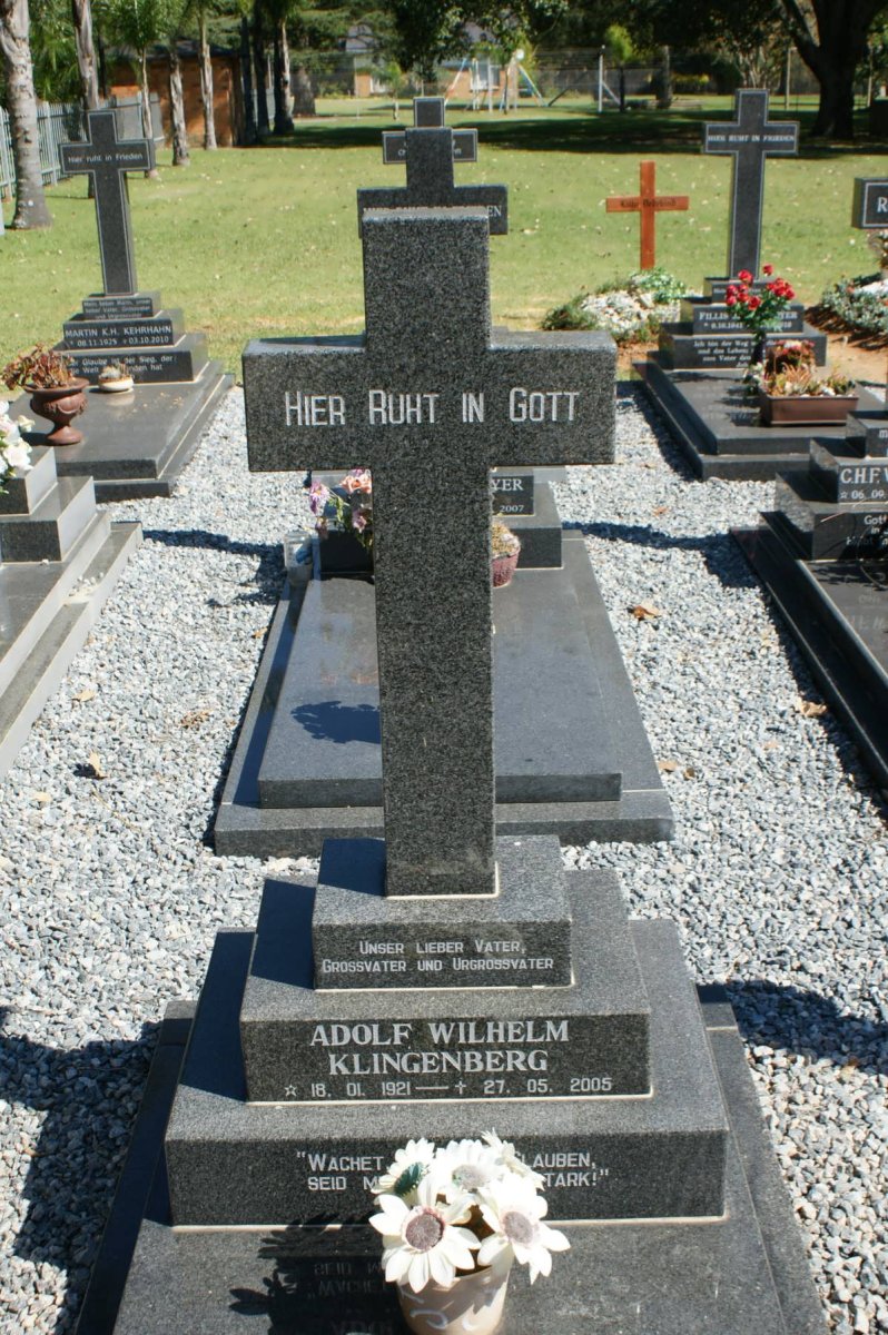 KLINGENBERG Adolf Wilhelm 1921-2005