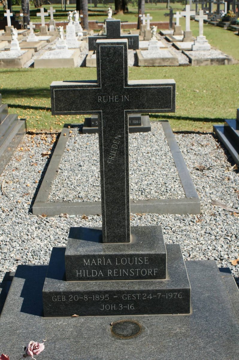 REINSTORF Marìa Louise Hilda 1895-1976