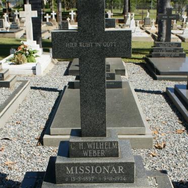 WEBER C.H. Wilhelm 1897-1974