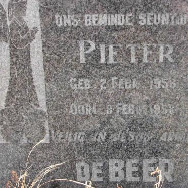 BEER Pieter, de 1958-1958