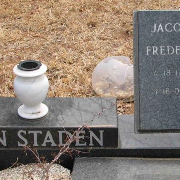 STADEN Jacobus Frederick, van 1904-1990 &amp; Cornelia Johanna 1909-1990 