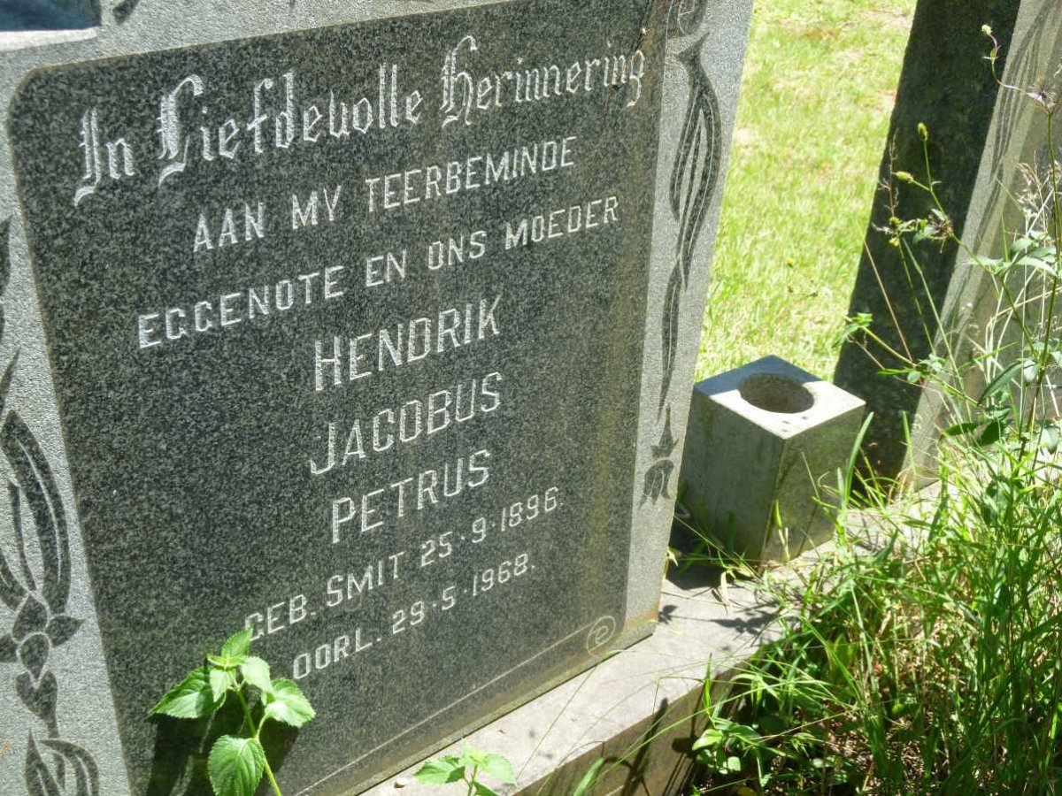 BURGER Dirk Cornelius 1890-1971 &amp; Hendrik Jacobus Petrus SMIT 1896-1968