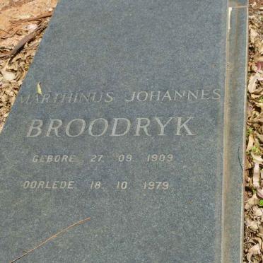 BROODRYK Marthinus Johannes 1909-1979