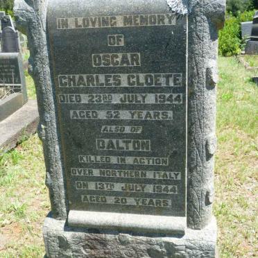 DOUALLIER Oscar Charles Cloete, de  -1944 :: DE DOUALLIER Dalton -1944
