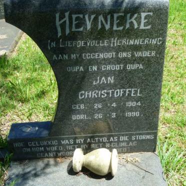HEYNEKE Jan Christoffel 1904-1990