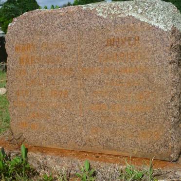 HARRISON Oliver 1877-1958 &amp; Mary Olive 1878-1923