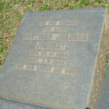JOUBERT Martinus Jakobus 1894-1953