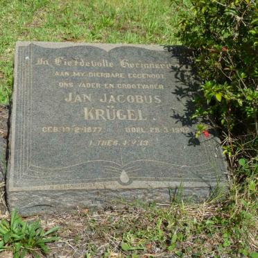 KRUGEL Jan Jacobus 1877-1962