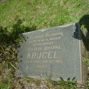 KRUGEL Susarah Johanna 1881-1966