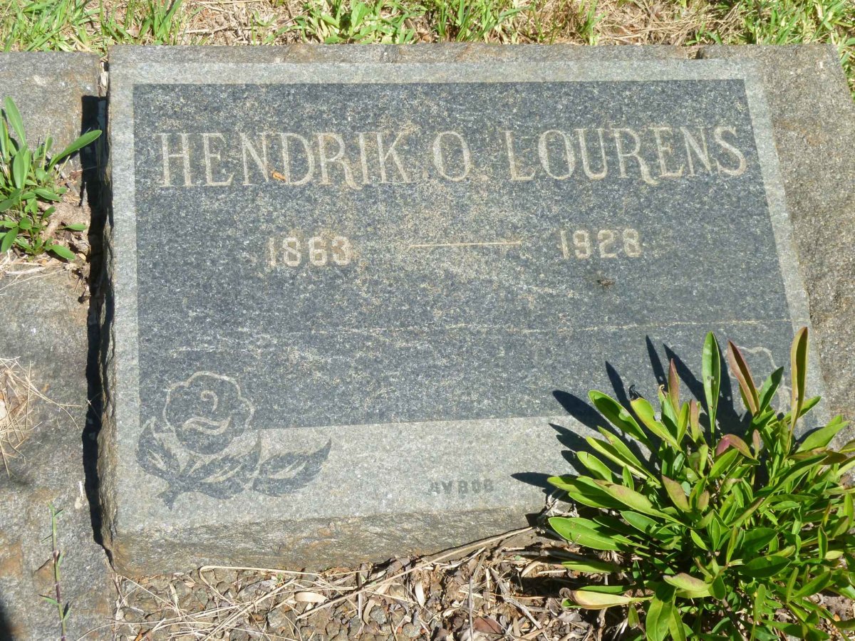 LOURENS Hendrik O. 1863-1928