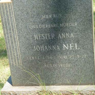 NEL Hester Anna Johanna 1934-1977