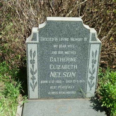NELSON Catherine Elizabeth 1906-1971