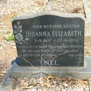 NEL Johanna Elizabeth 1927-1976