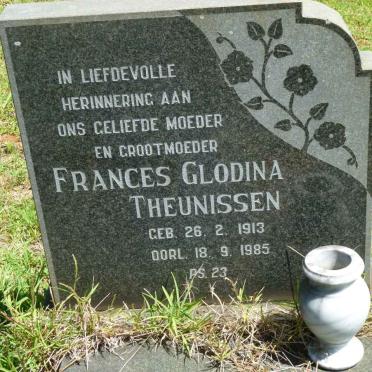 THEUNISSEN Frances Glodina 1913-1985