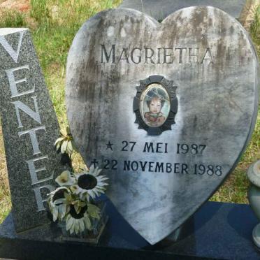 VENTER Magrietha 1987-1988