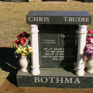 BOTHMA Chris 1953-2000 &amp; Trudie