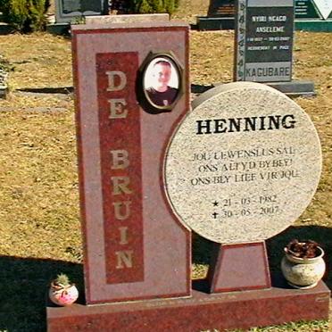 BRUIN Henning, de 1982-2007
