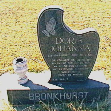 BRONKHORST Doris Johanna 1956-1991