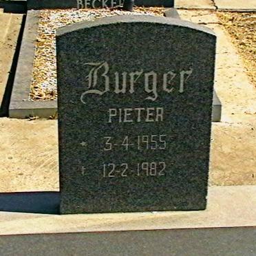 BURGER Pieter 1955-1982