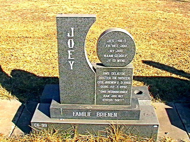 BRIENEN Joey 1966-1992